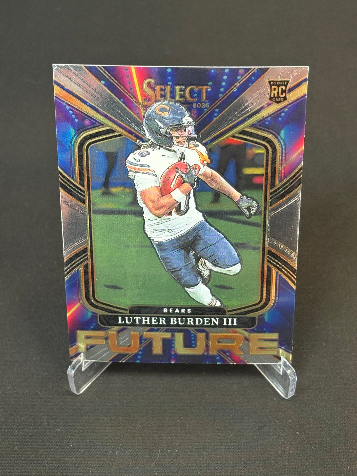 Luther Burden III RC Select 2025 "Future" Chicago Bears