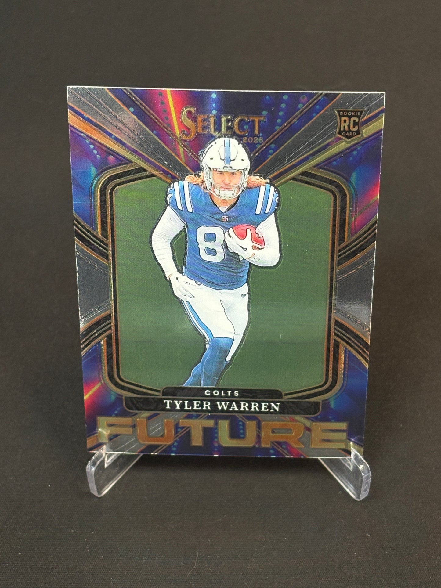 Tyler Warren RC Select 2025 "Future" Indianapolis Colts