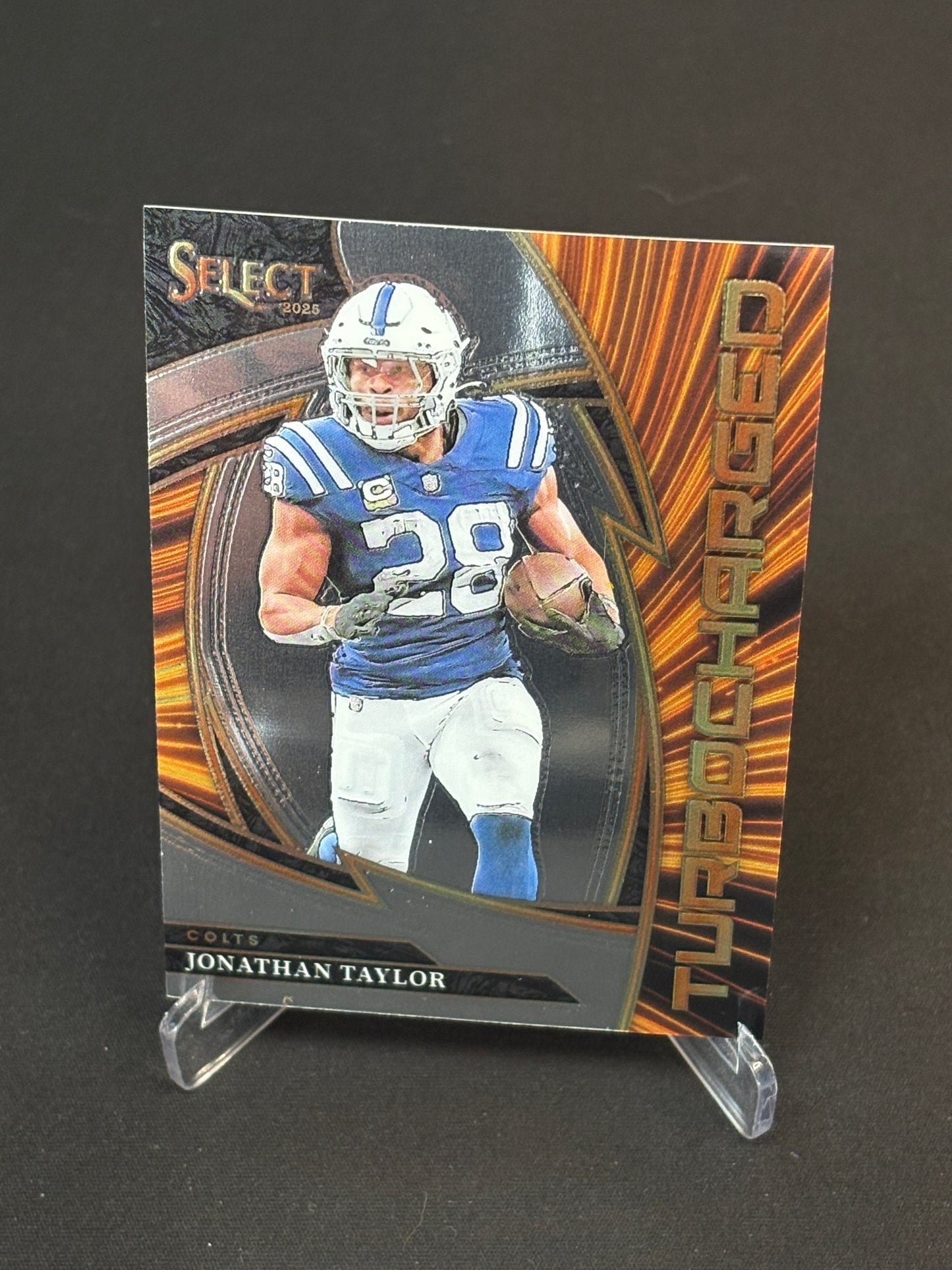 Jonathan Taylor Select 2025 "Turbocharged" Indianapolis Colts