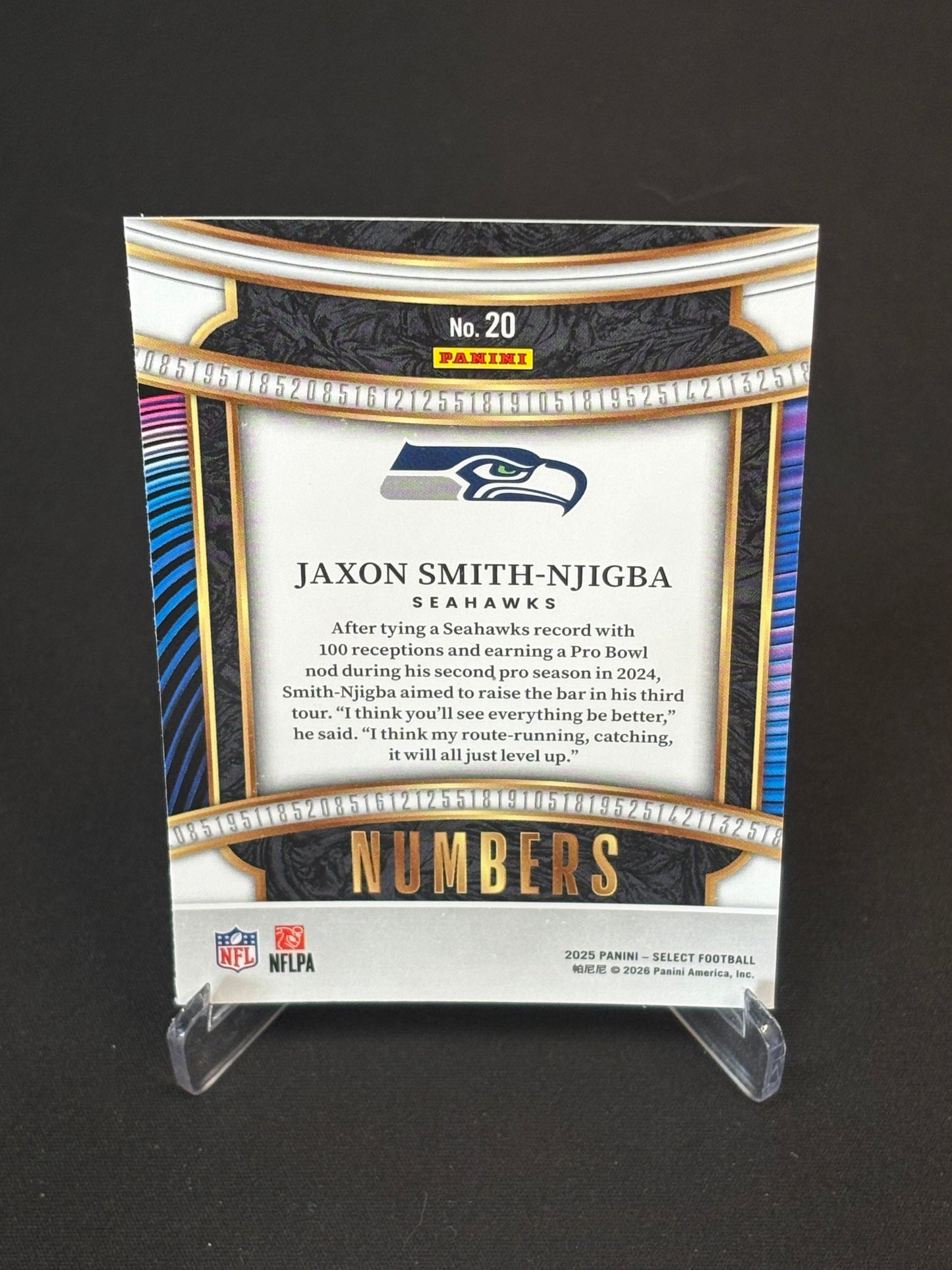 Jaxon Smith-Njigba "Numbers 11" Seattle Seahawks