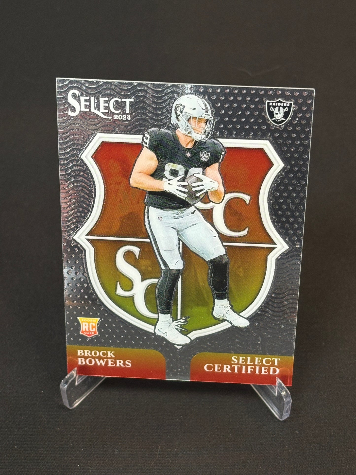Brock Bowers RC Select 2024 "Select Certified" Las Vegas Raiders