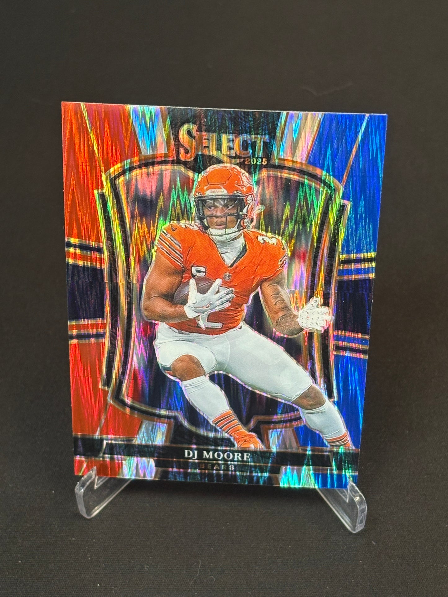 DJ Moore Select 2025 "Blue White Red" Chicago Bears