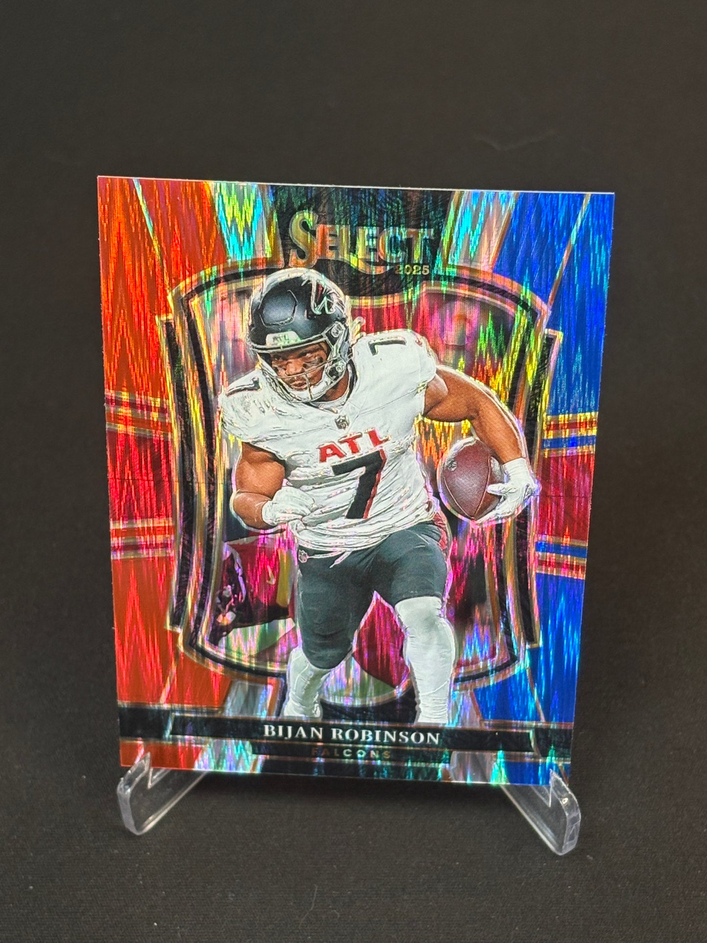 Bijan Robinson Select 2025 "Blue White Red" Atlanta Falcons