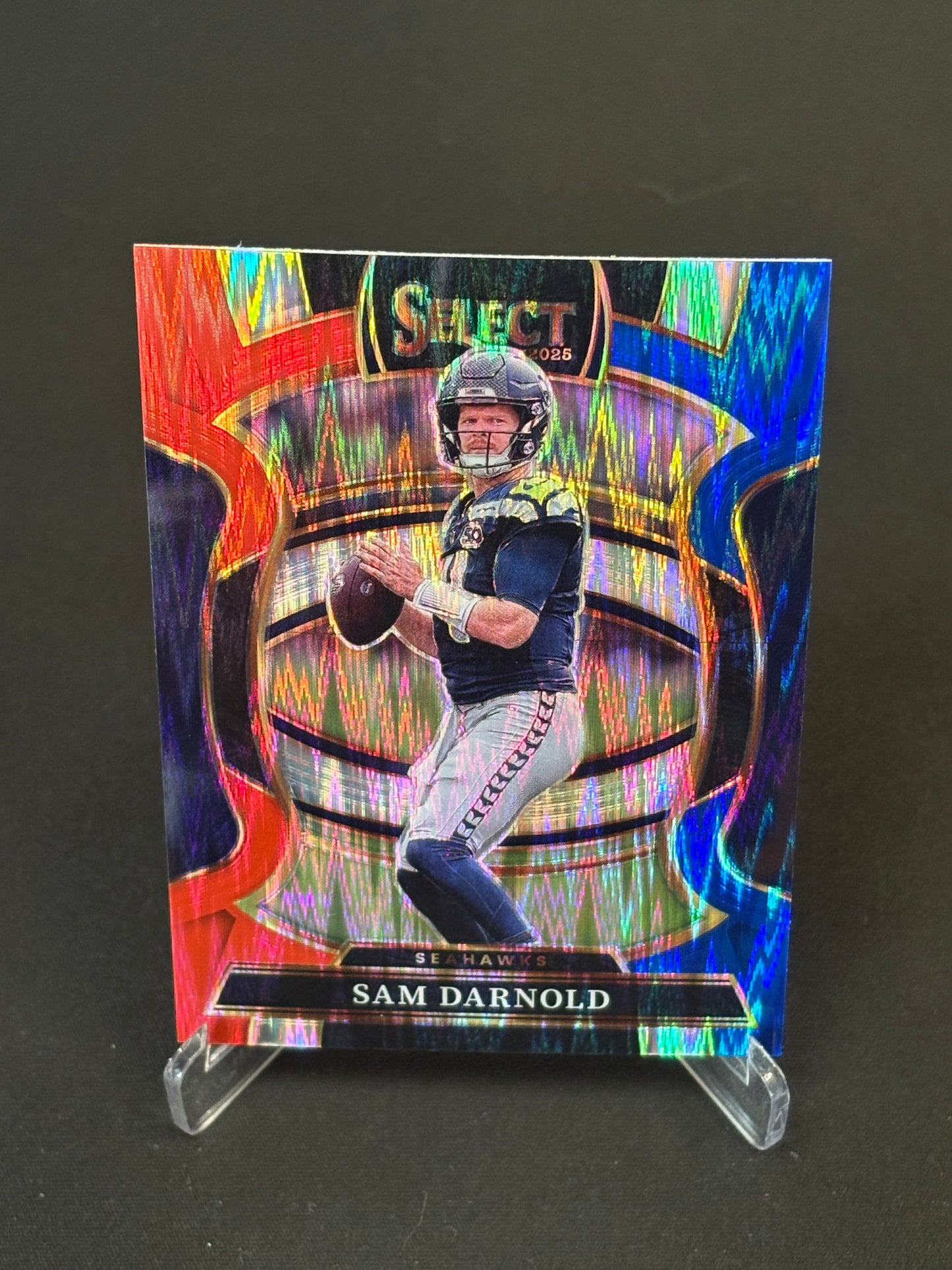 Sam Darnold Select 2025 "Blue White Red" Seattle Seahawks