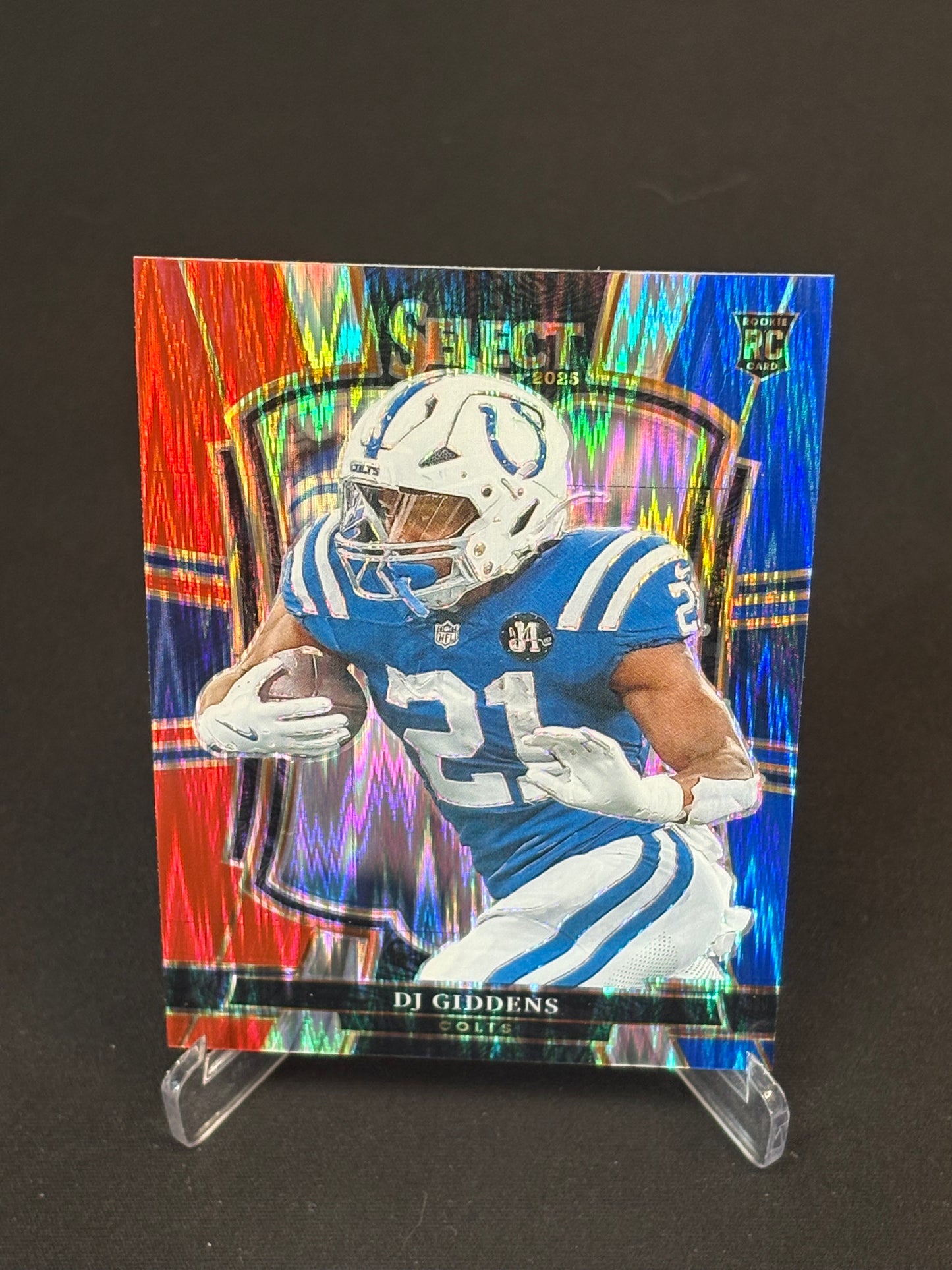 DJ Giddens RC Select 2025 "Blue White Red" Indianapolis Colts