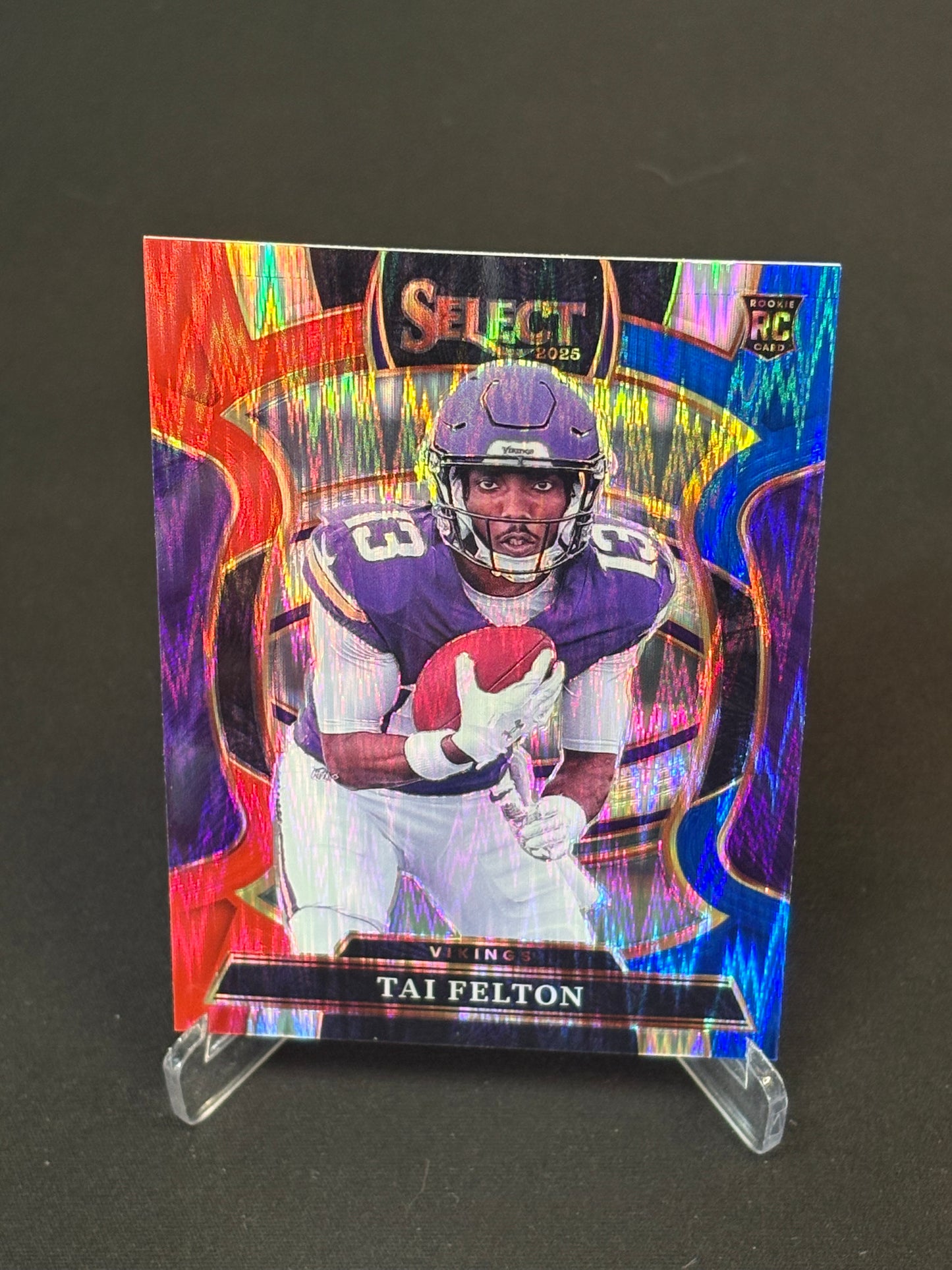 Tai Felton RC Select 2025 "Blue White Red" Minnesota Vikings