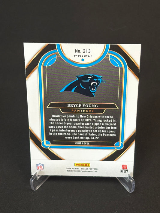 Bryce Young Select 2024 "Red and Yellow Shock" Carolina Panthers