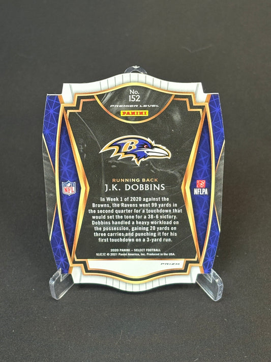 J.K Dobbins RC Select 2020 "Green Die Cut" Baltimore Ravens