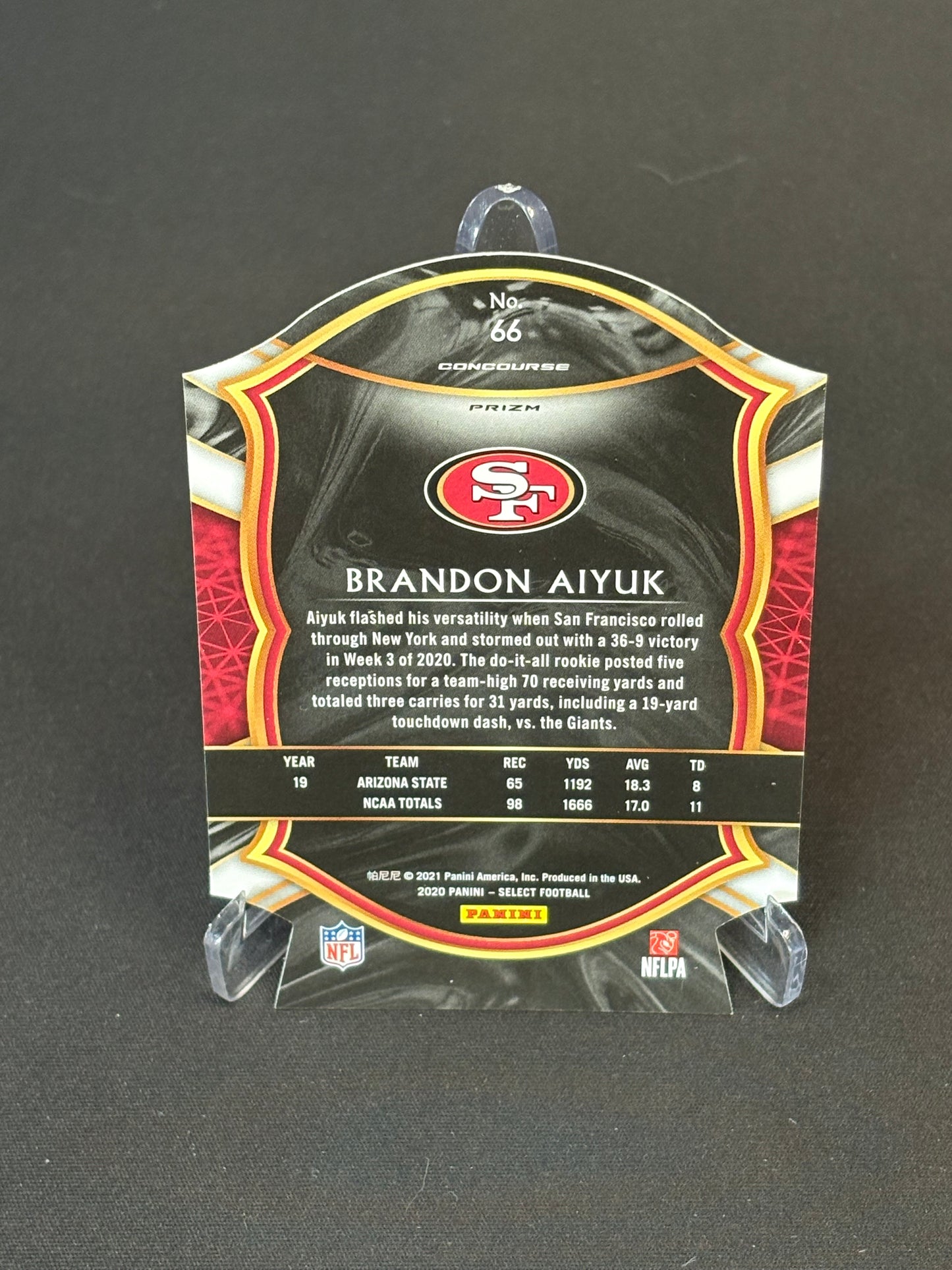 Brandon Aiyuk RC Select 2020 "Blue White Red" San Francisco 49ers