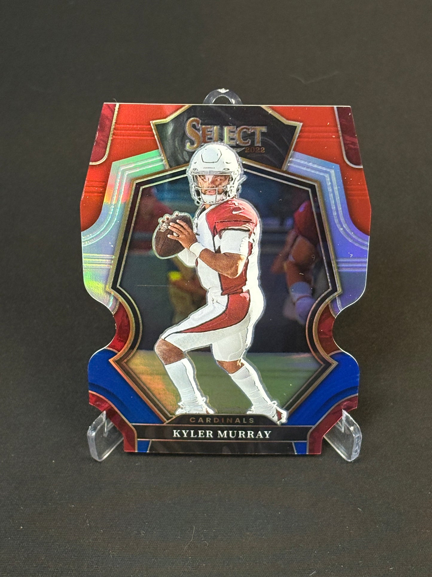 Kyler Murray Select 2022 "Blue White Red Die Cut" Arizona Cardinals