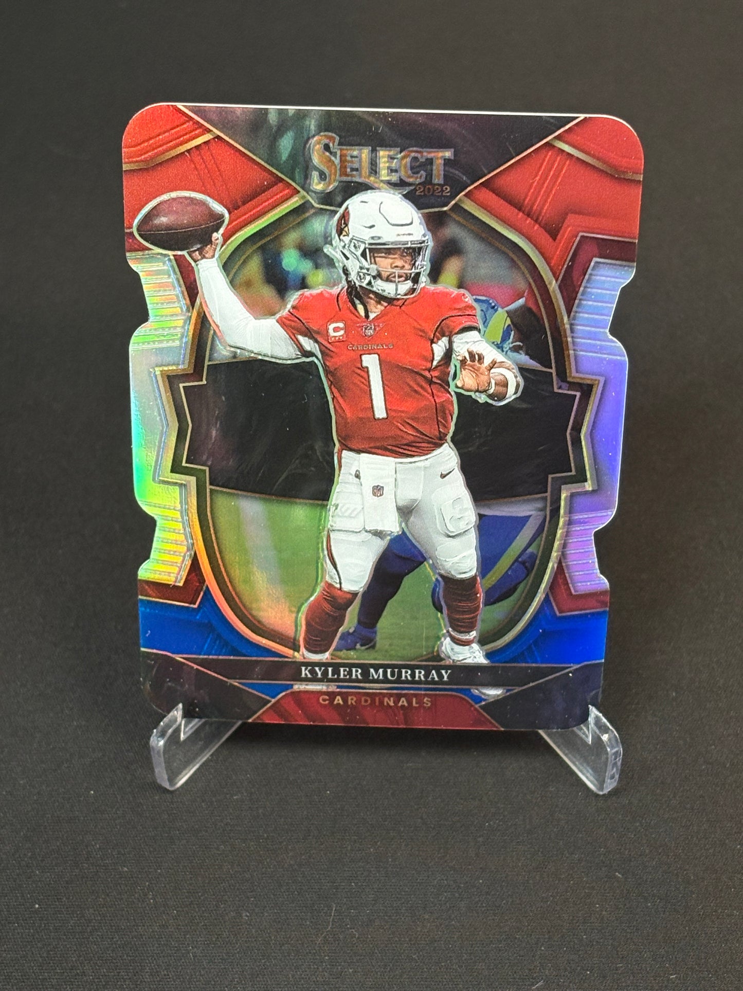 Kyler Murray Select 2022 "Blue White Red Die Cut" Arizona Cardinals