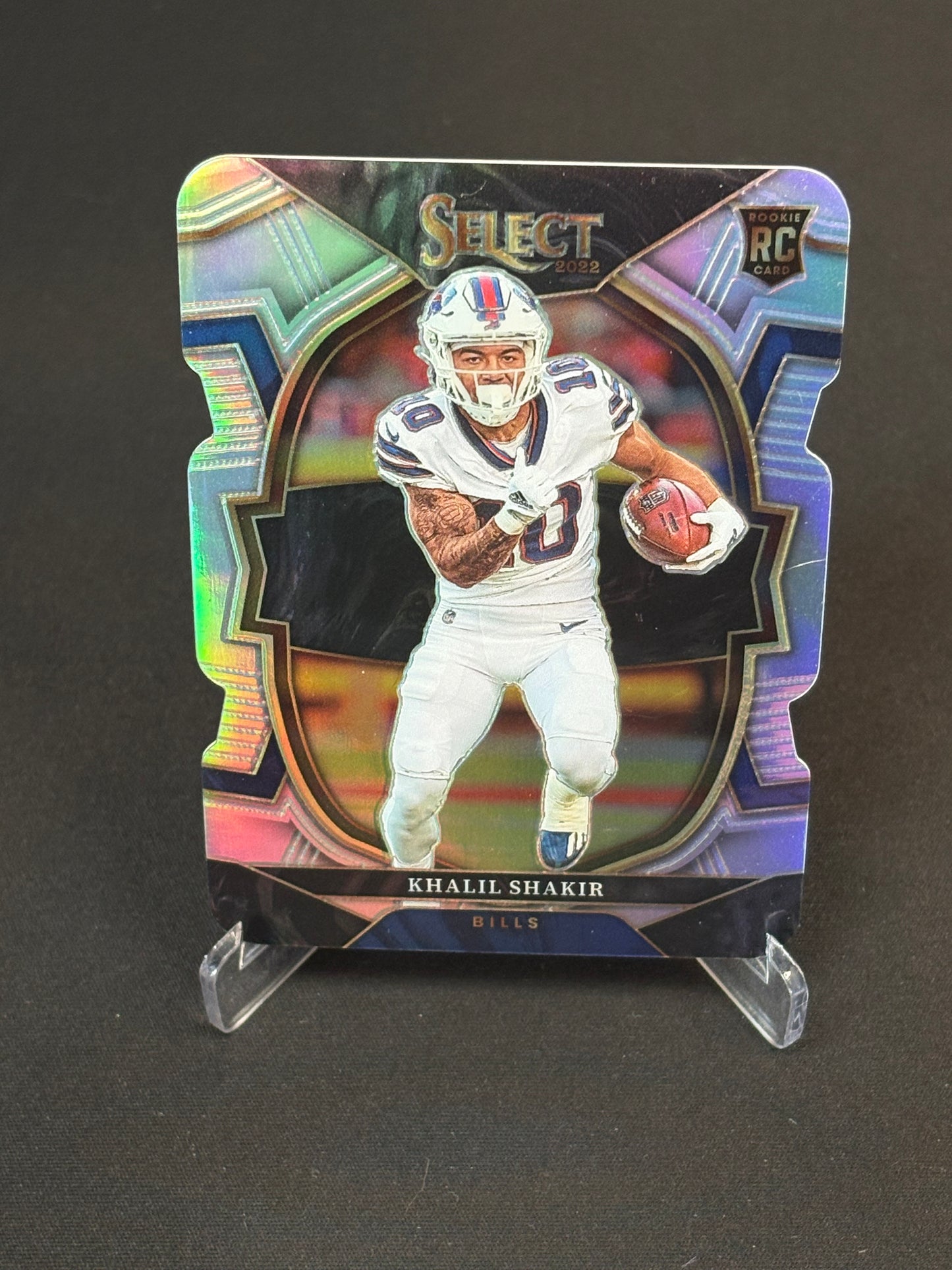 Khalil Shakir RC Select 2022 "Silver Die-Cut" Buffalo Bills