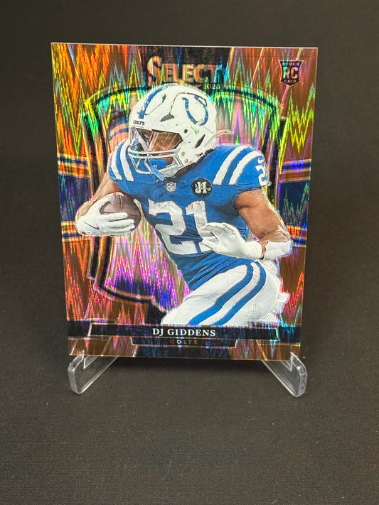 DJ Giddens RC Select 2025 "Copper Prizm Shock 656/899" Indianapolis Colts