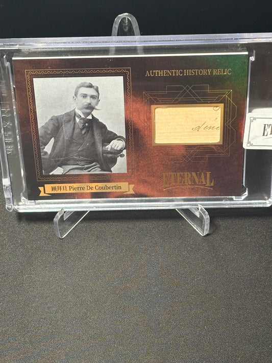 Pierre De Coubertin Memo 2024 Eternal Cuts "World Celebrities /99"