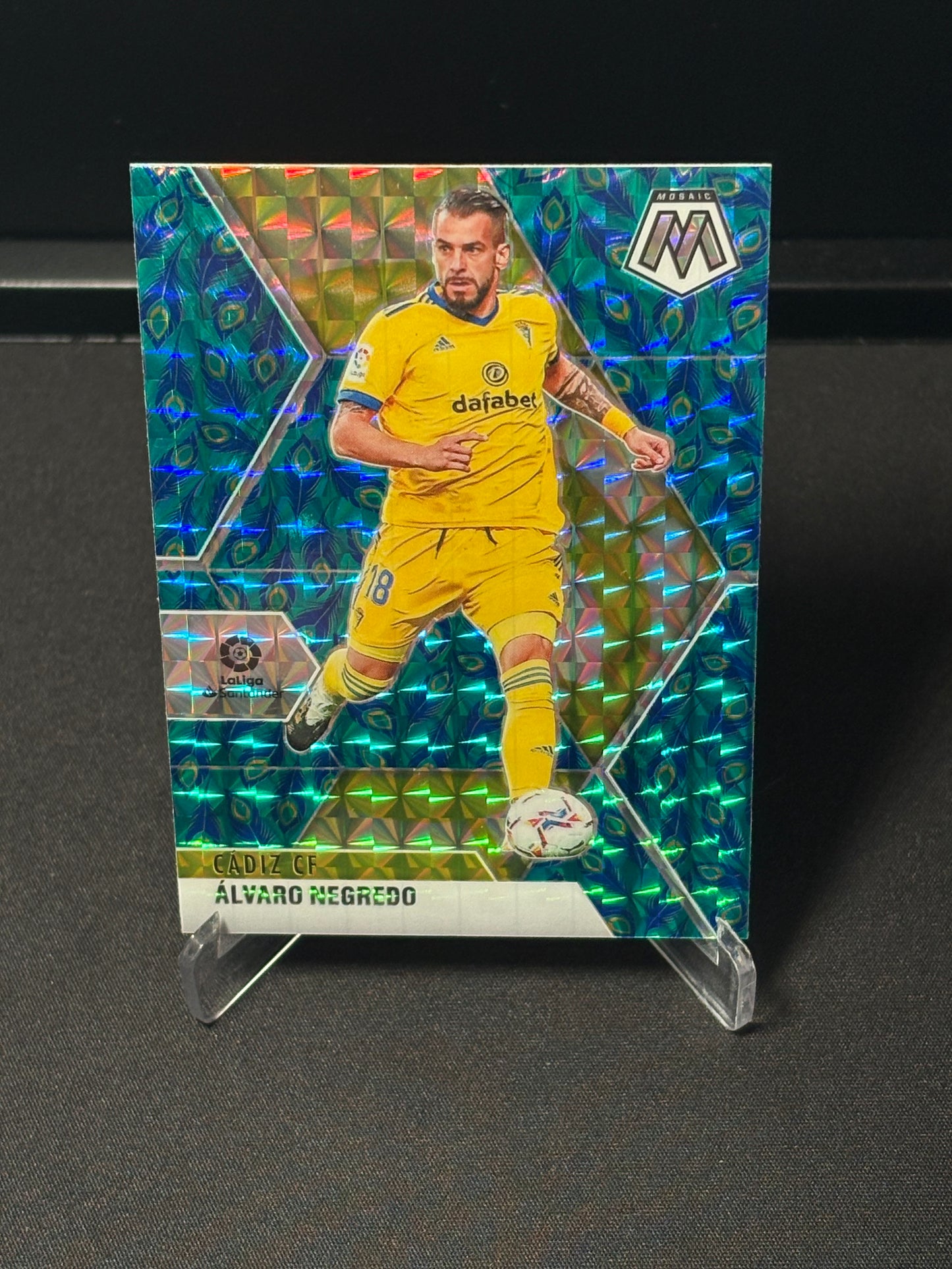 Alvaro Negredo Mosaic Choice La Liga 2020 "Peacock"