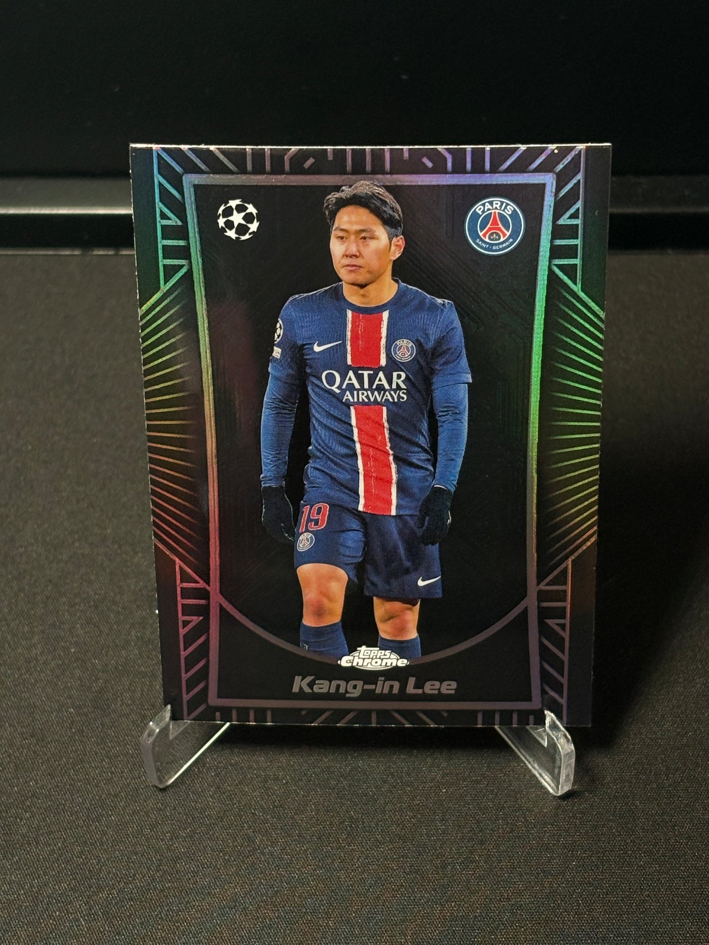 Kang-in Lee Chrome UCC 2025 "Shadow Etch" PSG