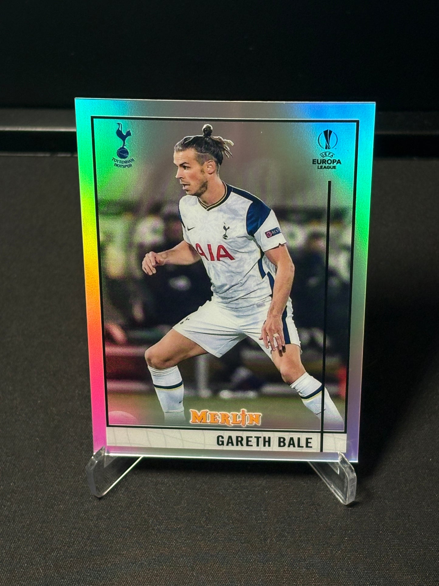 Gareth Bale Topps Merlin 2020 "Refractor" Tottenham