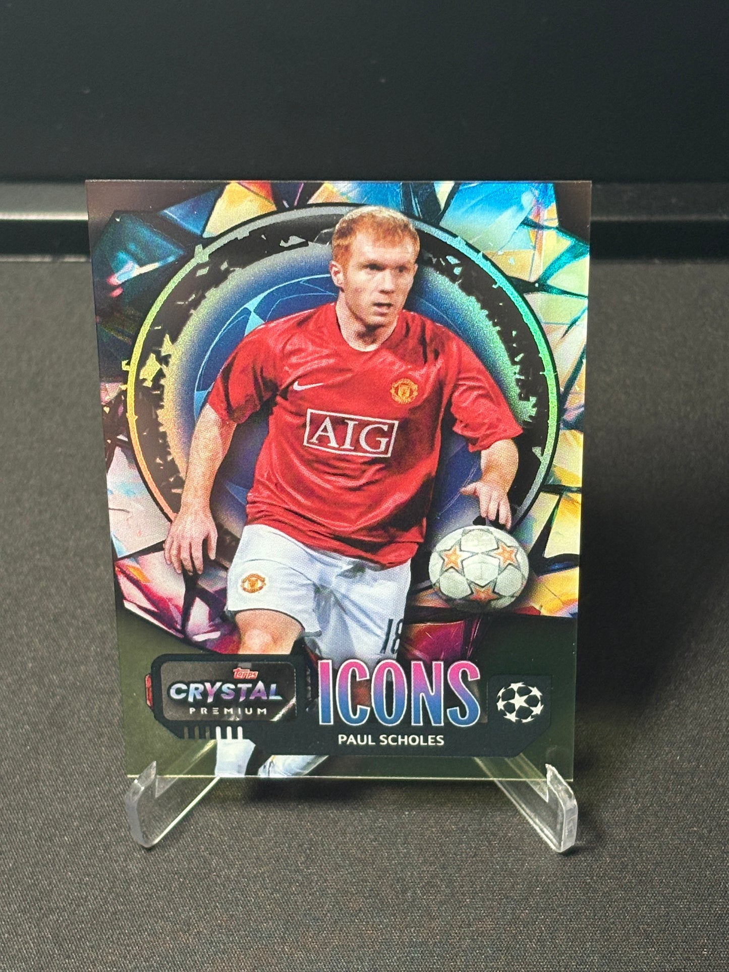 Paul Scholes Topps Crystal 2023 "Icons" Manchester United