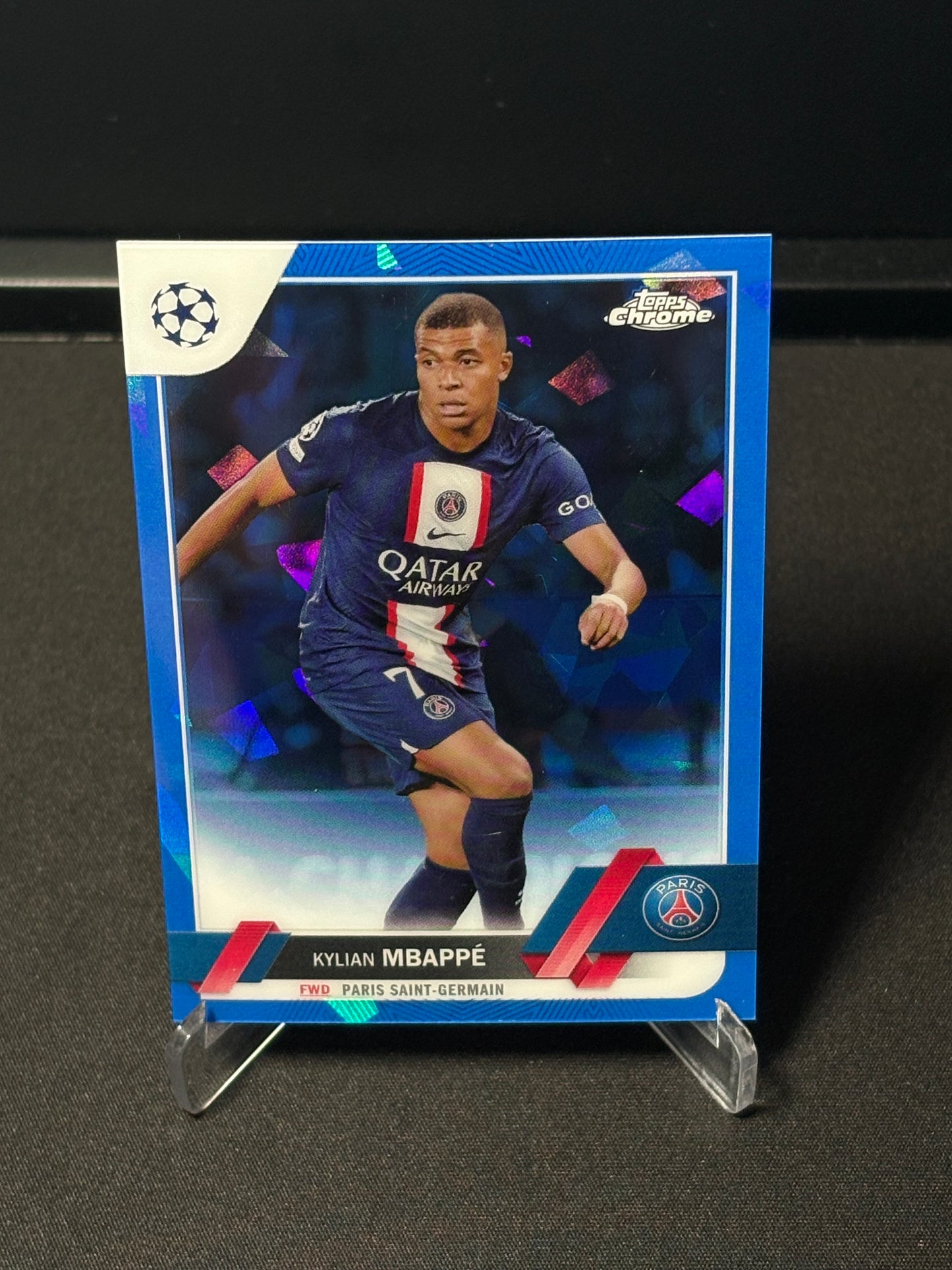 Kylian Mbappé Topps Sapphire 2023 "Base" PSG
