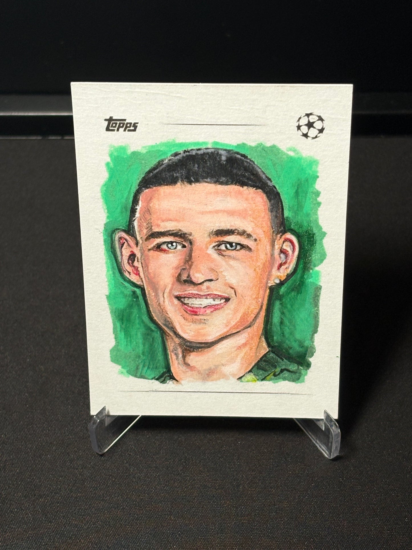 Phil Foden Topps UCC Flagship 2025 "Sketch Card 1of1" Manchester City