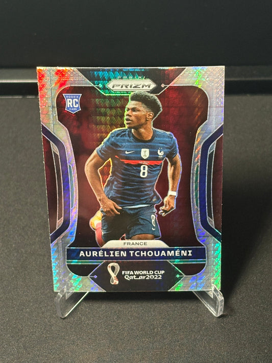 Aurelien Tchouameni RC Panini Prizm World Cup 2022 "Hyper Prizm" France
