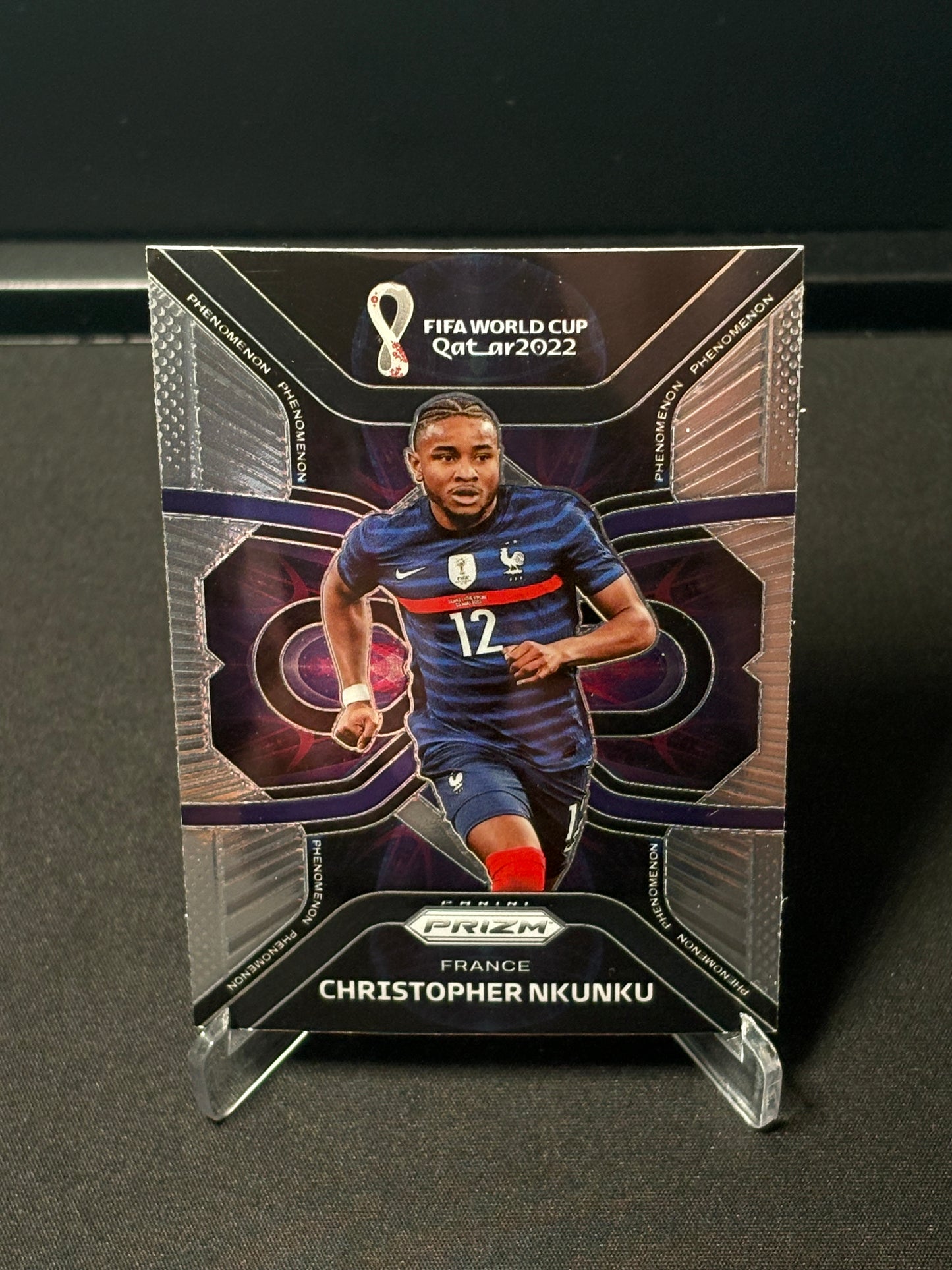 Christopher Nkunkun Panini Prizm World Cup 2022 "Phenomenon" France
