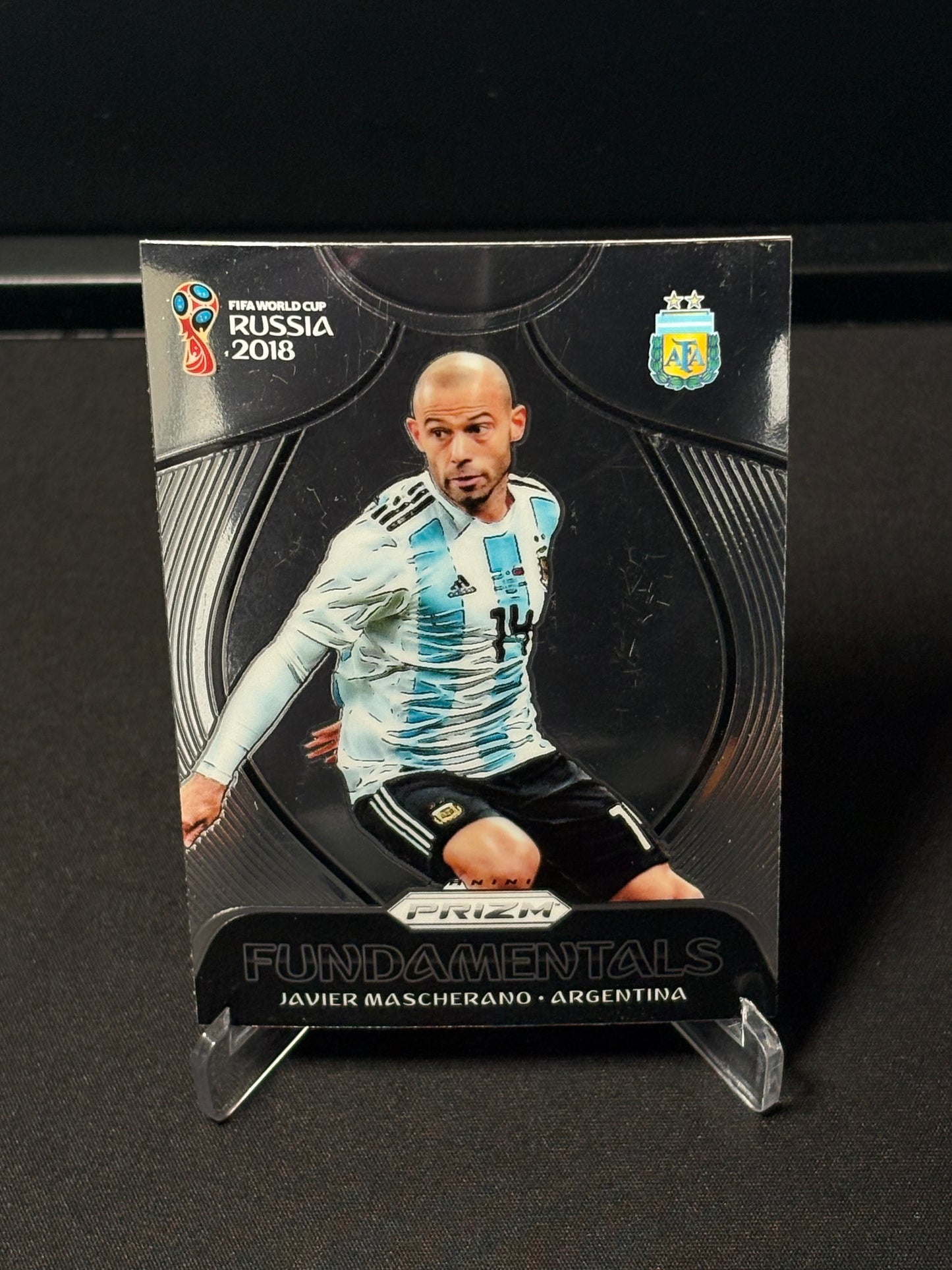 Javier Mascherano Panini Prizm World Cup 2018 "Fundamentals" Argentine