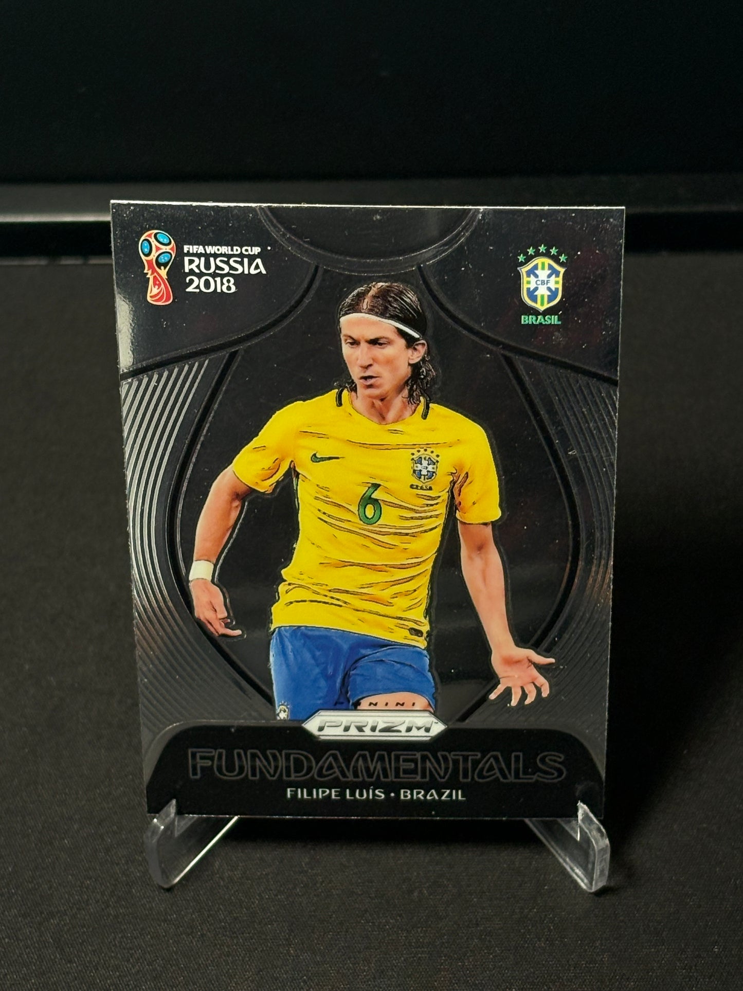Filipe Luis Panini Prizm World Cup 2018 "Fundamentals" Brésil