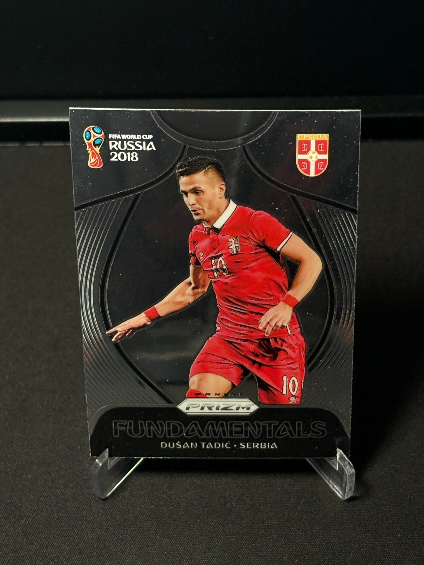 Dusan Tadic Panini Prizm World Cup 2018 "Fundamentals" Serbie