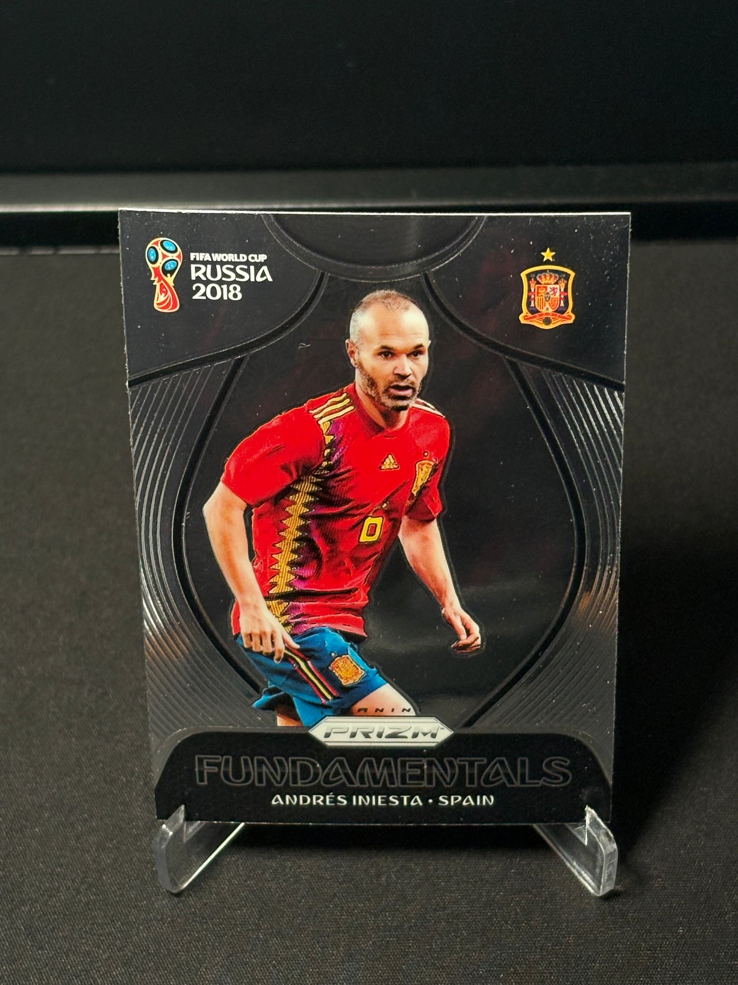 Andres Iniesta Panini Prizm World Cup 2018 "Fundamentals" Espagne