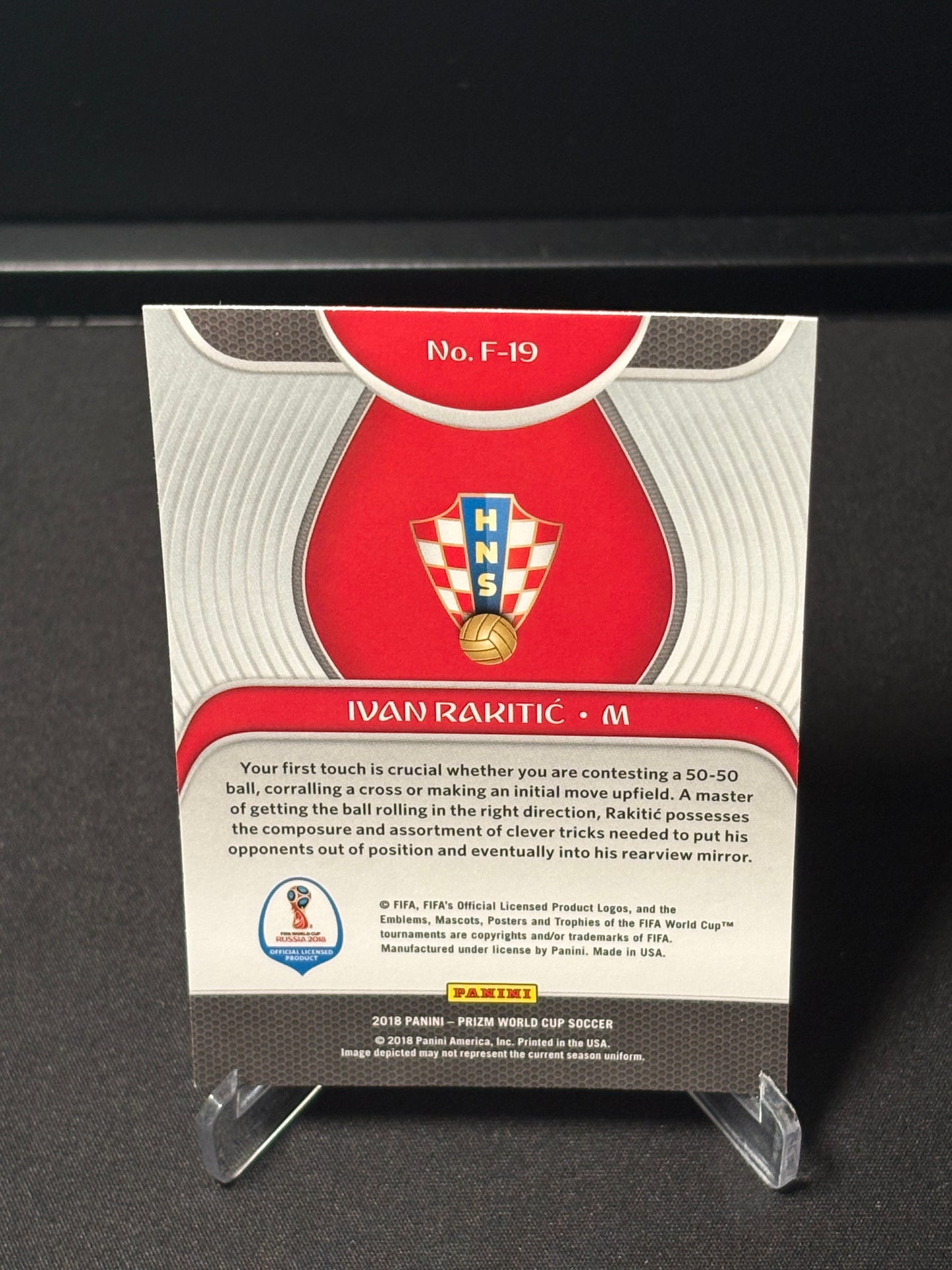 Ivan Rakitic Panini Prizm World Cup 2018 "Fundamentals" Croatie