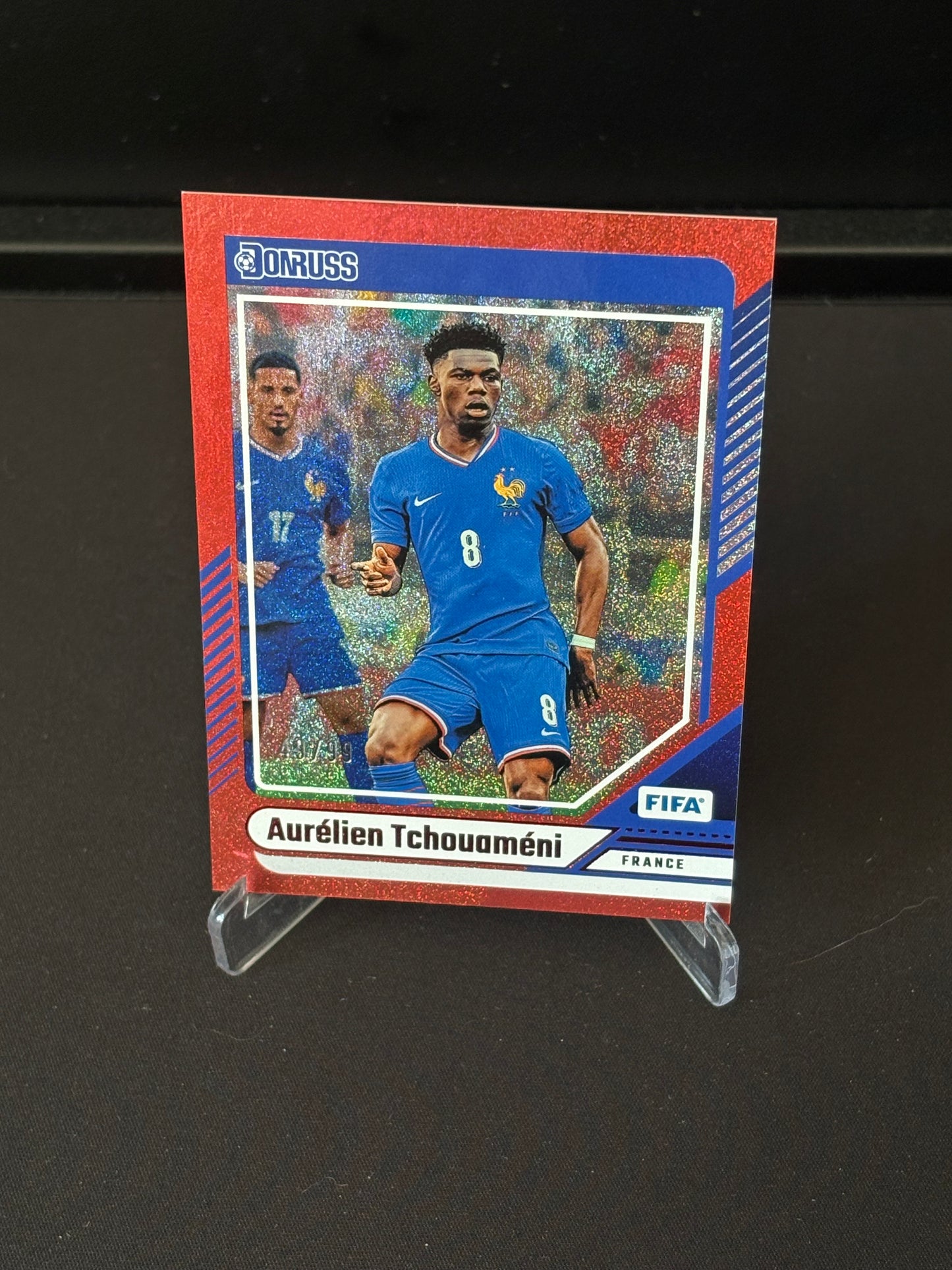 Aurélien Tchouaméni Panini Donruss 24/25 "Red /99" France