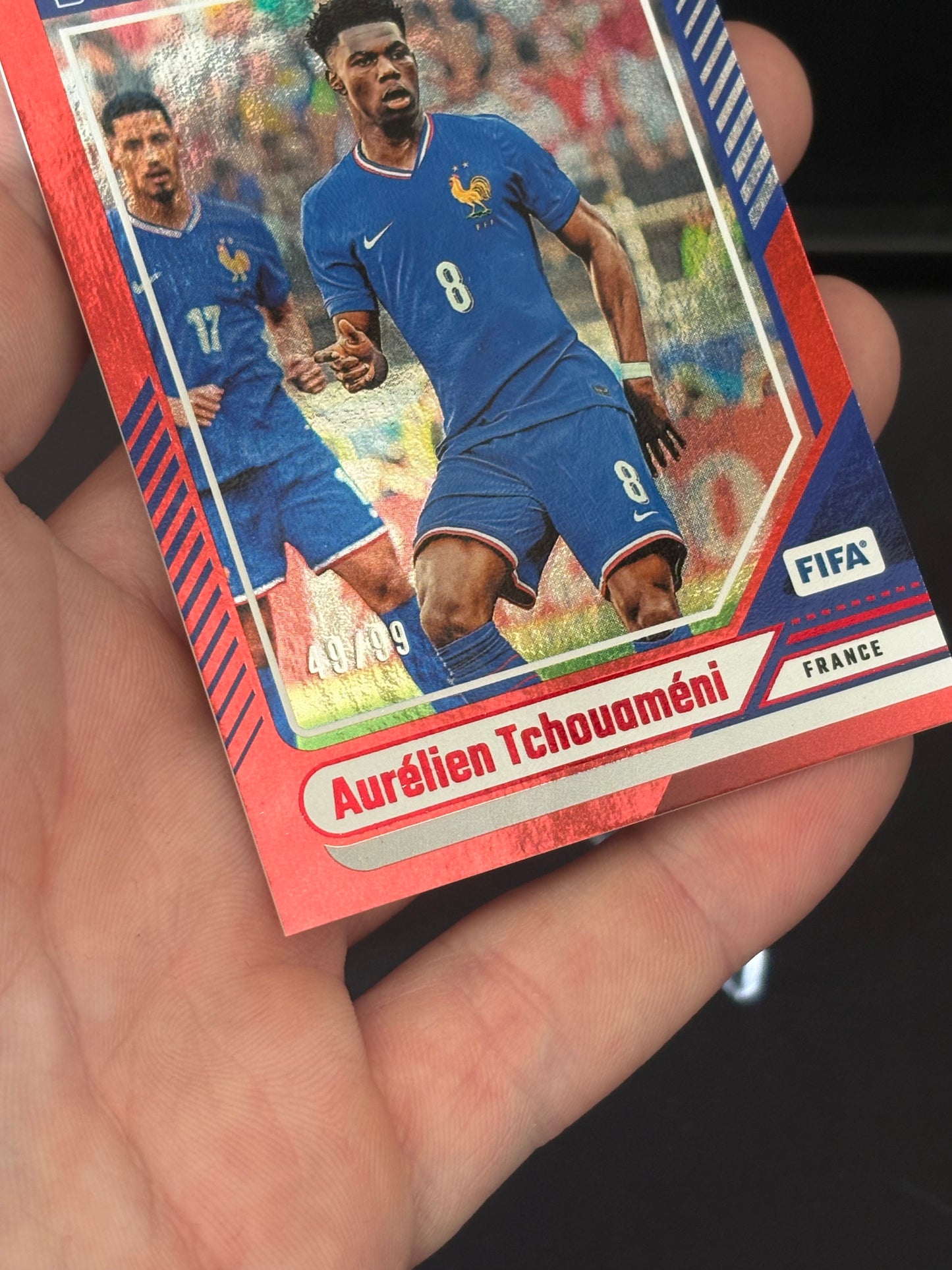Aurélien Tchouaméni Panini Donruss 24/25 "Red /99" France