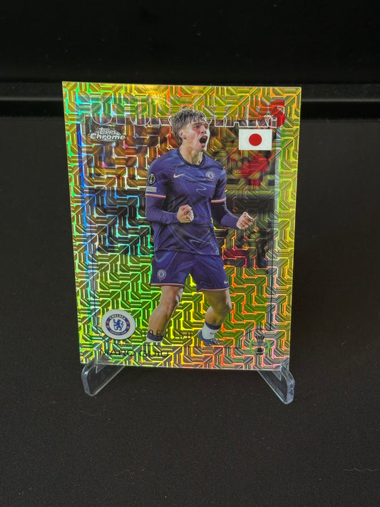 Marc Guiu Topps Chrome "Asia Yellow Mojo /150" Chelsea