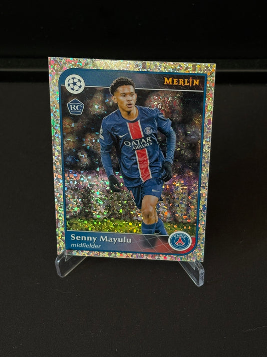 Senny Mayulu RC Topps Merlin "Mini Diamonds" PSG