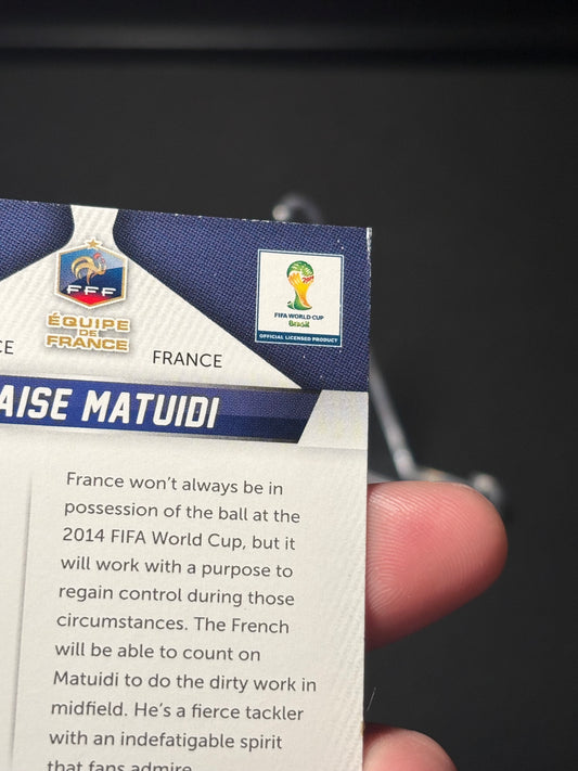 Blaise Matuidi Panini Prizm World Cup 2014 "Base" France