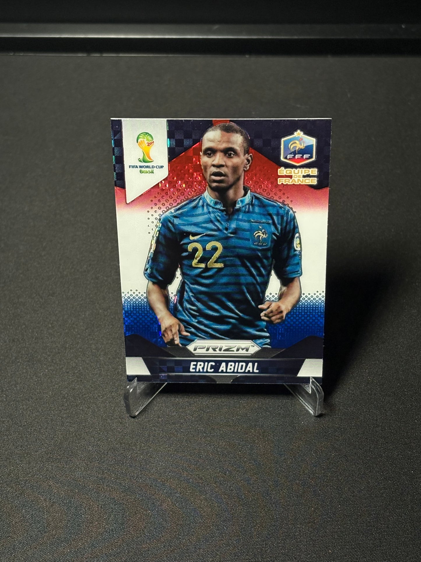 Eric Abidal Panini Prizm World Cup 2014 "Blue White Red" France