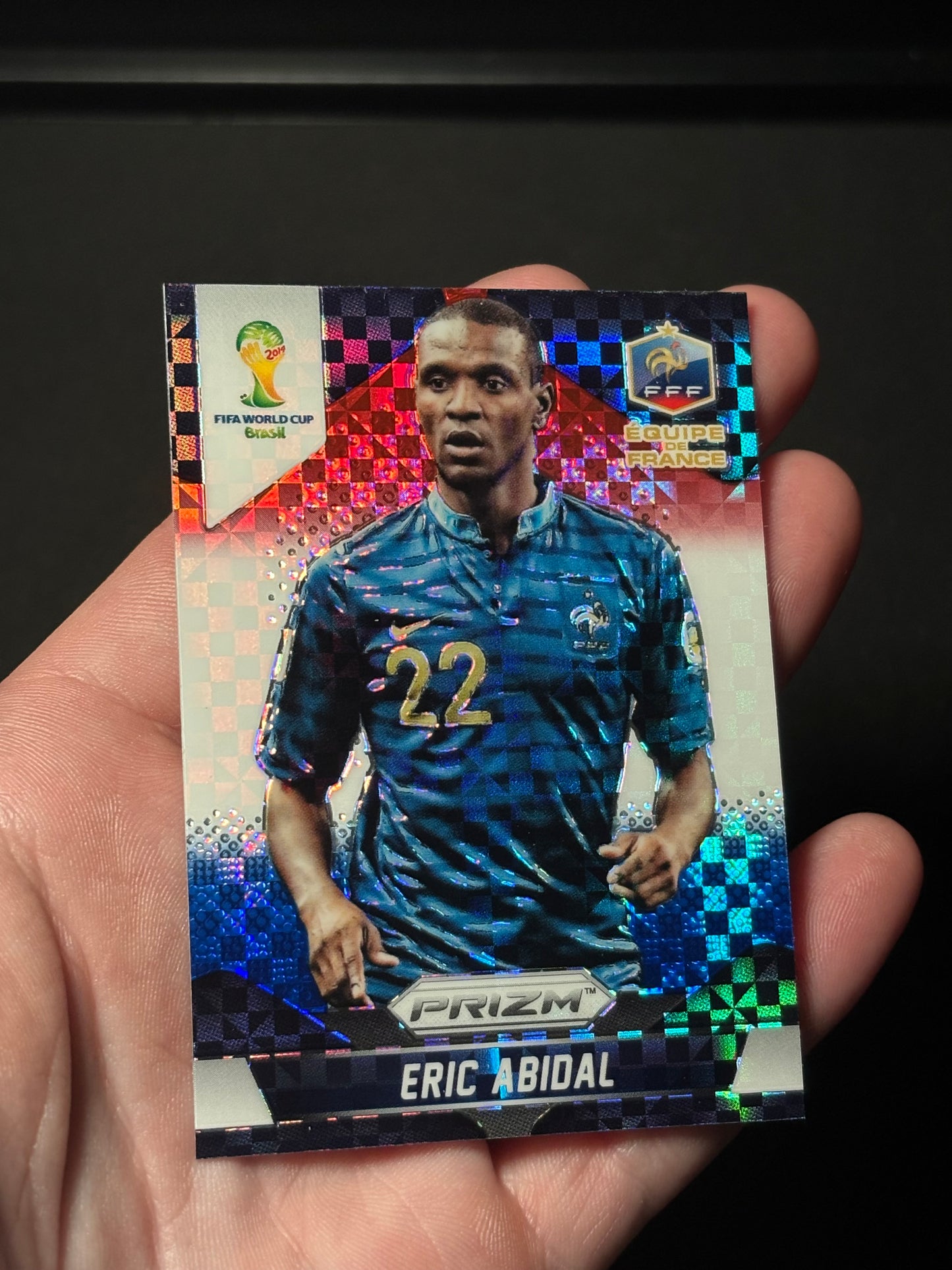 Eric Abidal Panini Prizm World Cup 2014 "Blue White Red" France
