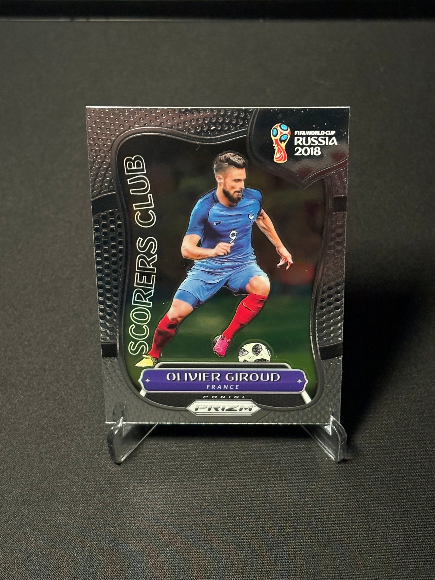 Olivier Giroud Panini Prizm World Cup 2018 "Scorers Club" France