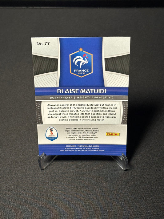 Blaise Matuidi Panini Prizm World Cup 2018 "Base" France