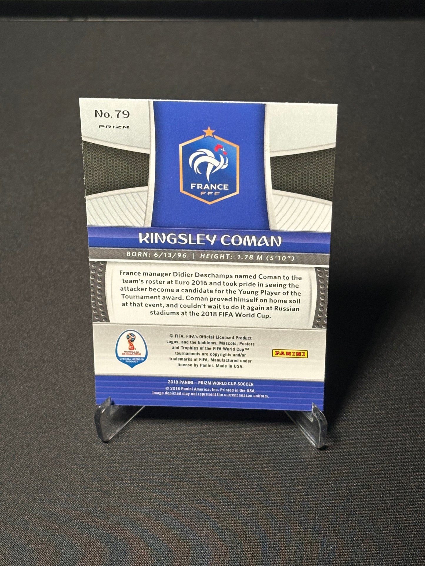 Kingsley Coman Panini Prizm World Cup 2018 "Mojo" France