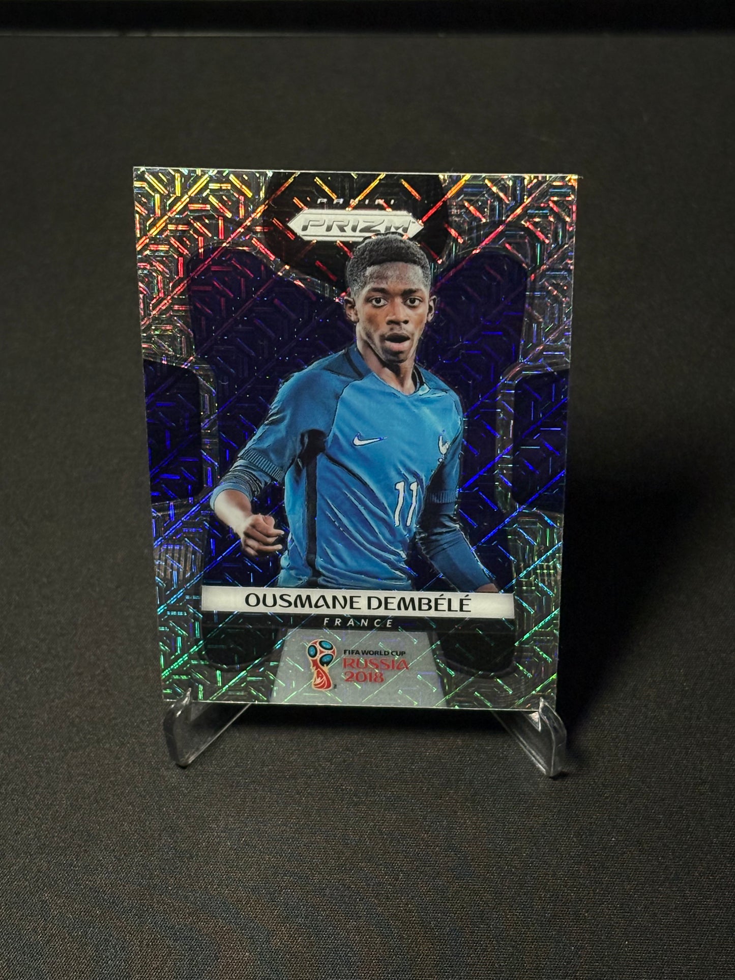 Ousmane Dembélé RC Panini Prizm World Cup 2018 "Mojo" France
