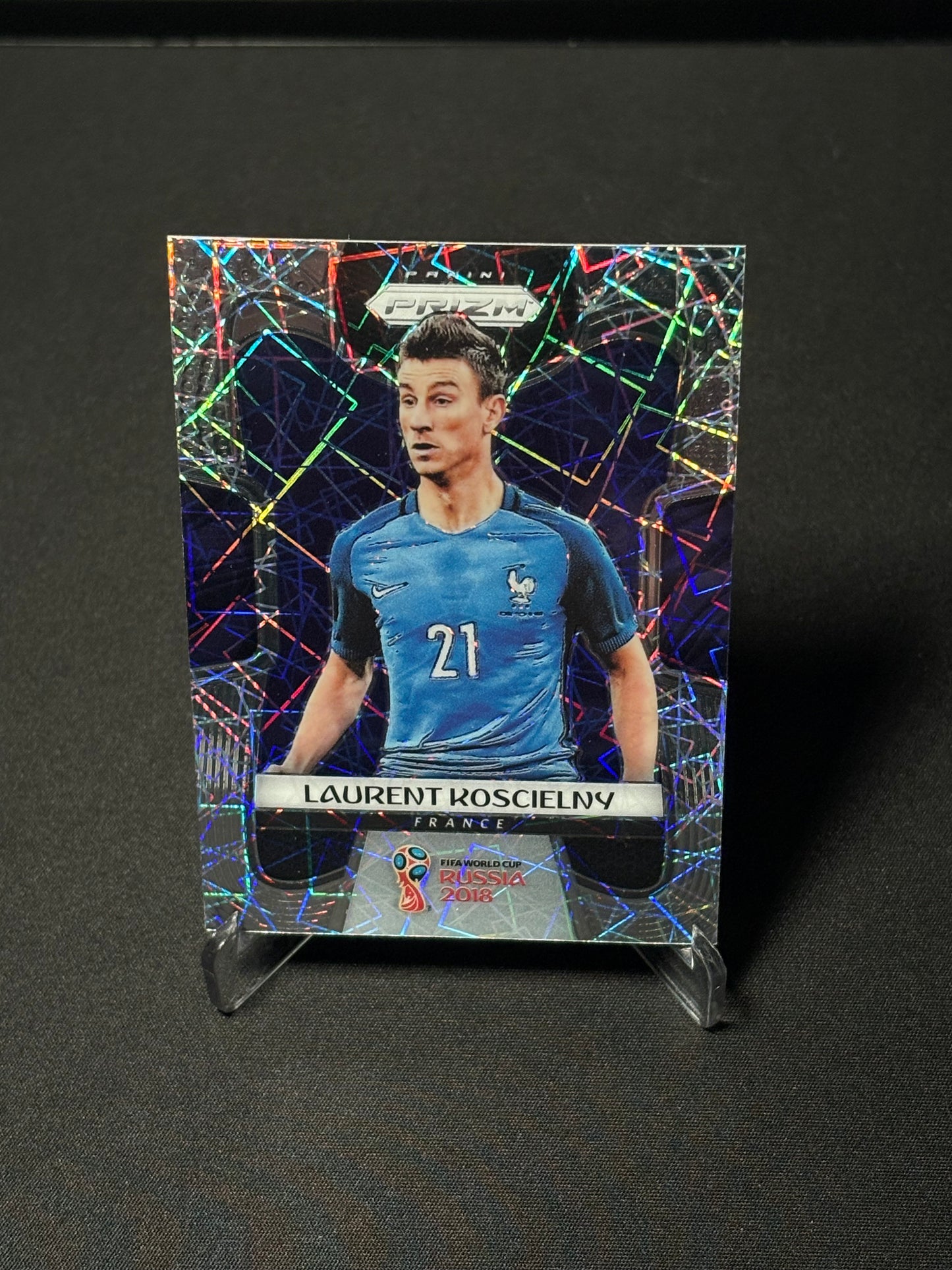 Laurent Koscielny Panini Prizm World Cup 2018 "Lazer" France