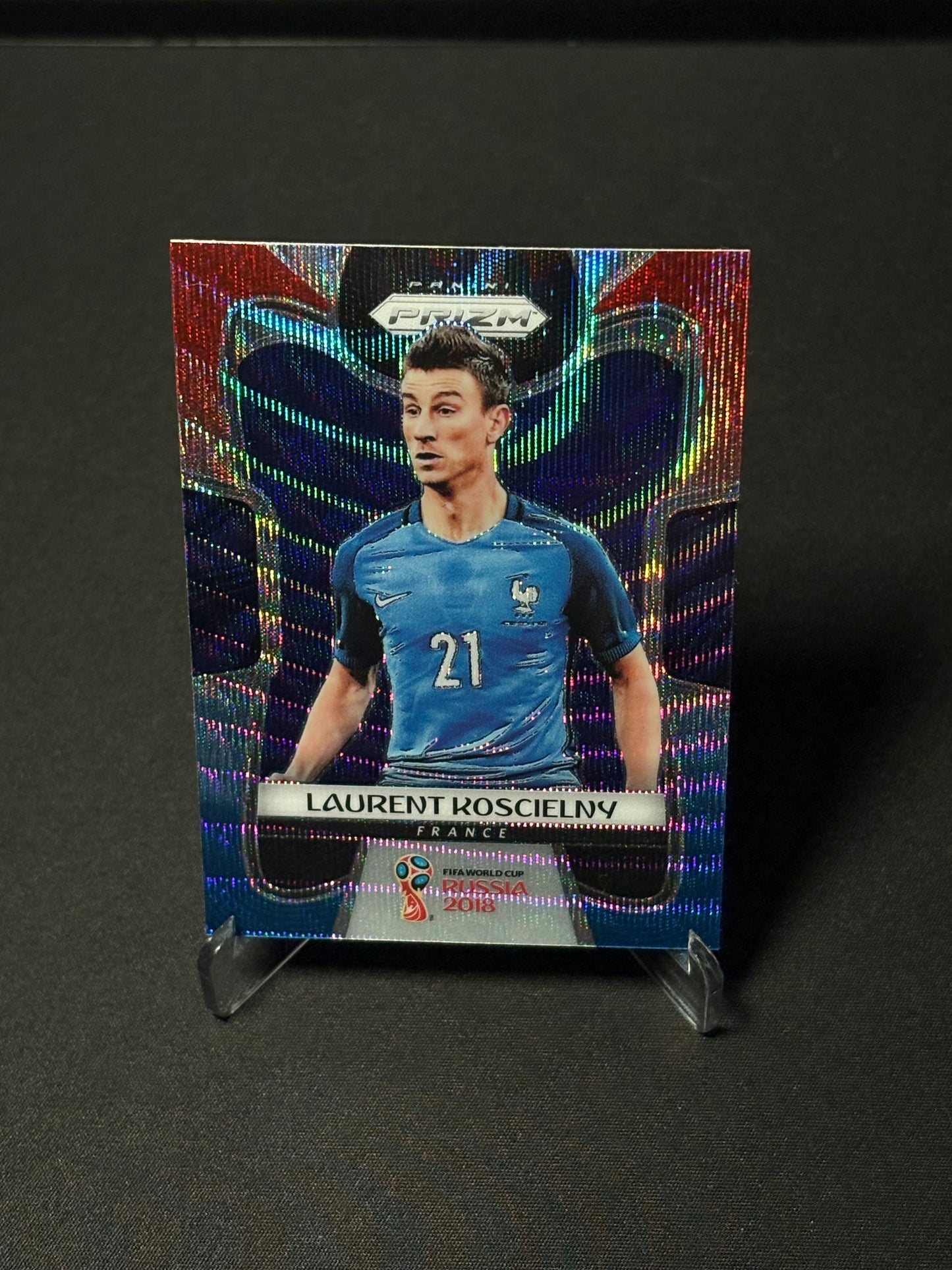 Laurent Koscielny Panini Prizm World Cup 2018 "Blue White Red" France