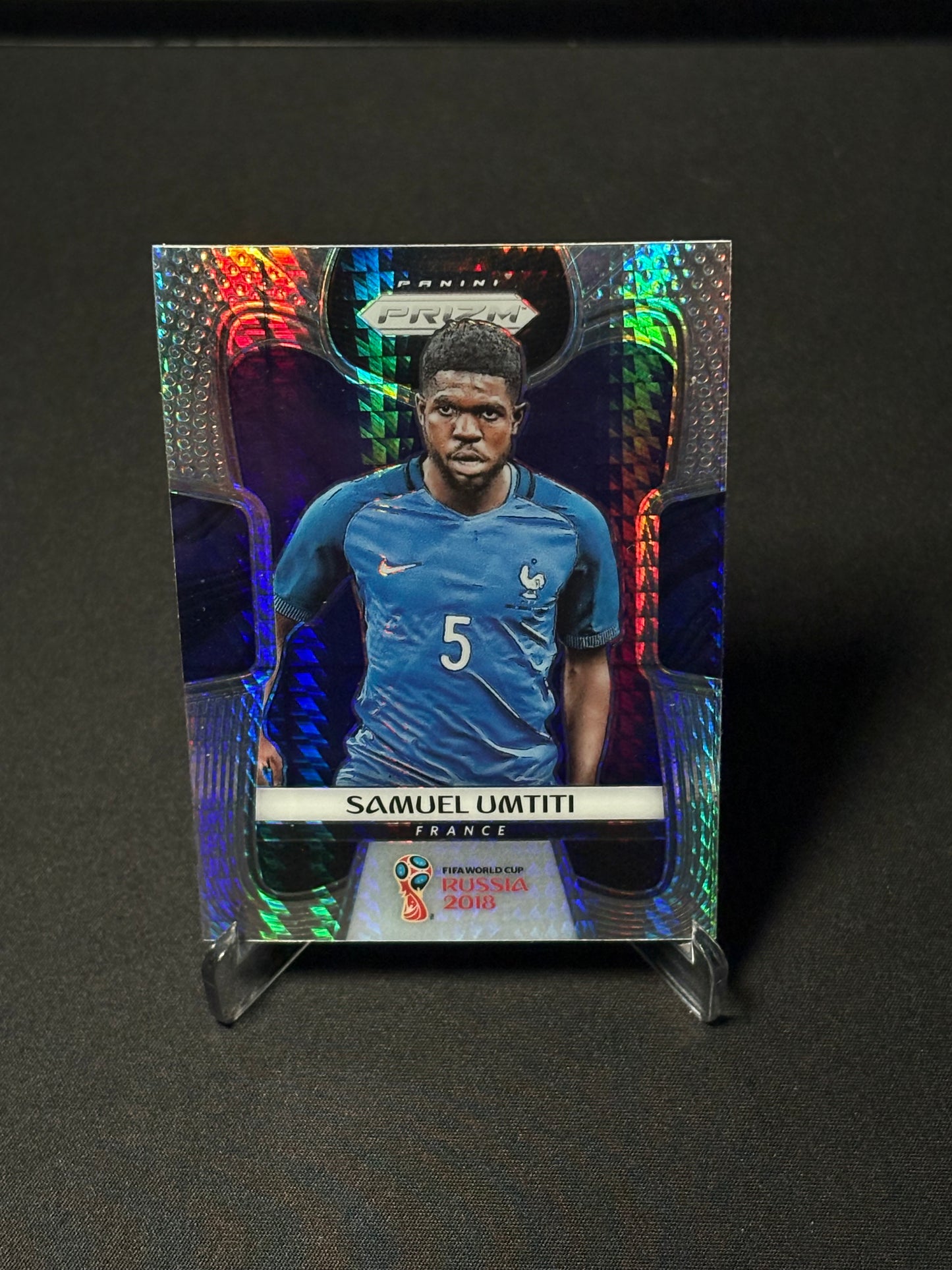 Samuel Umtiti Panini Prizm World Cup 2018 "Hyper" France