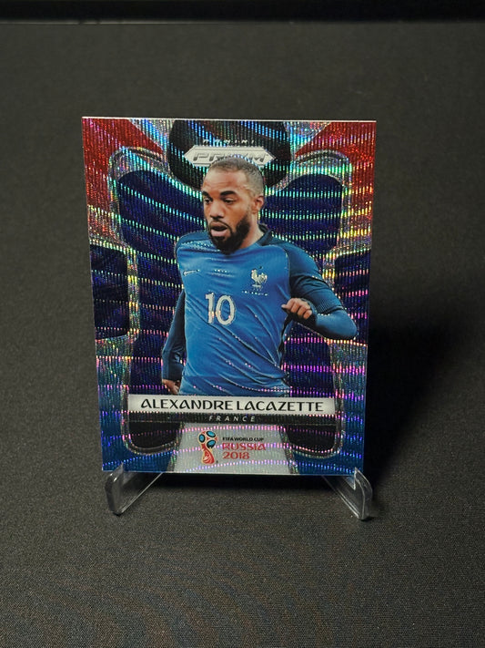 Alexandre Lacazette Panini Prizm World 2018 "Blue White Red" France