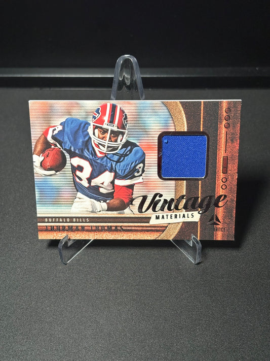 Thurman Thomas Panini Luminance "Vintage Materiels" Buffalo Bills