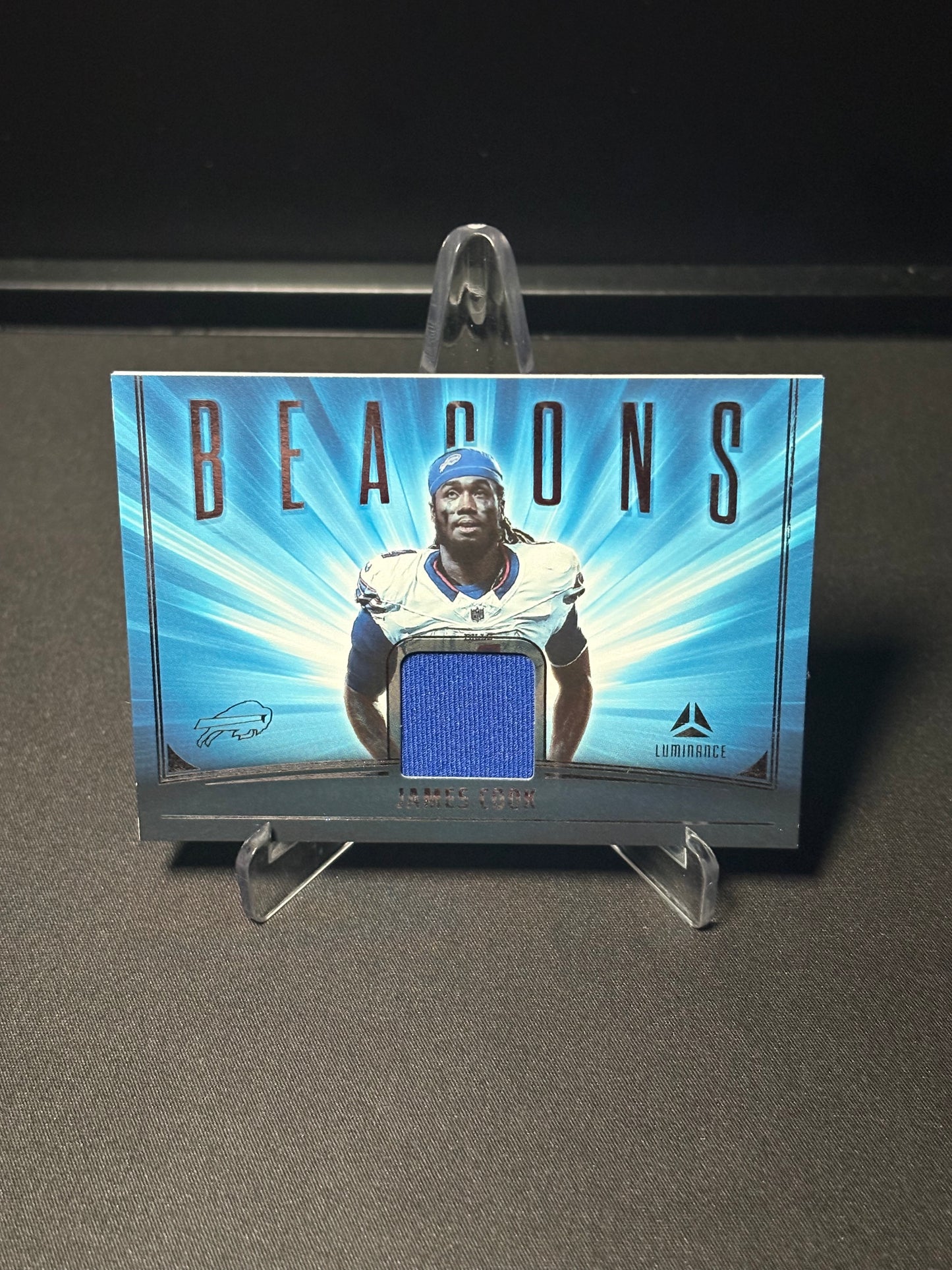 James Cook Panini Luminance "Beacons" Buffalo Bills