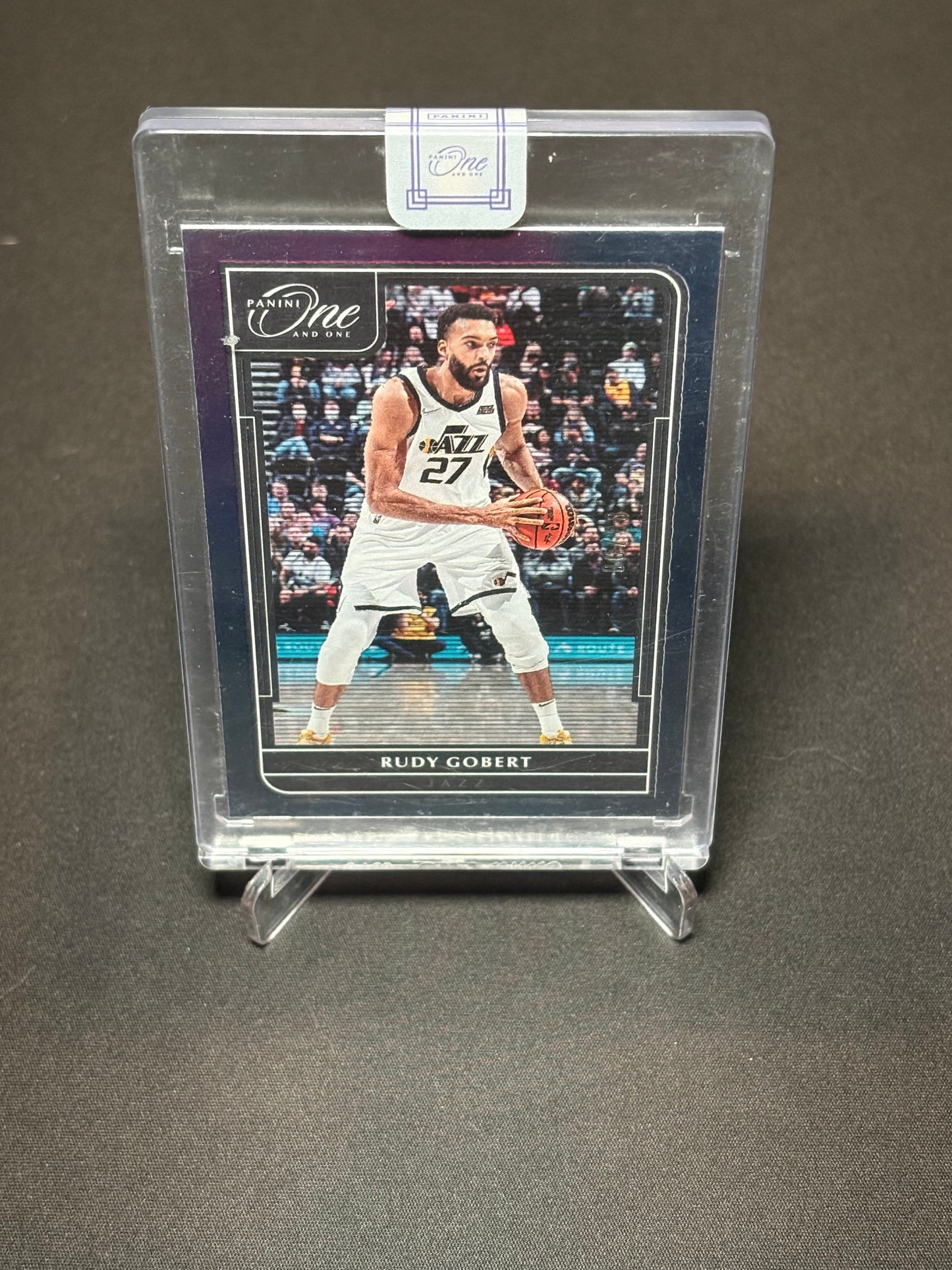 Rudy Gobert Panini One and One 2021-22 "Blue /30" Utah Jazz
