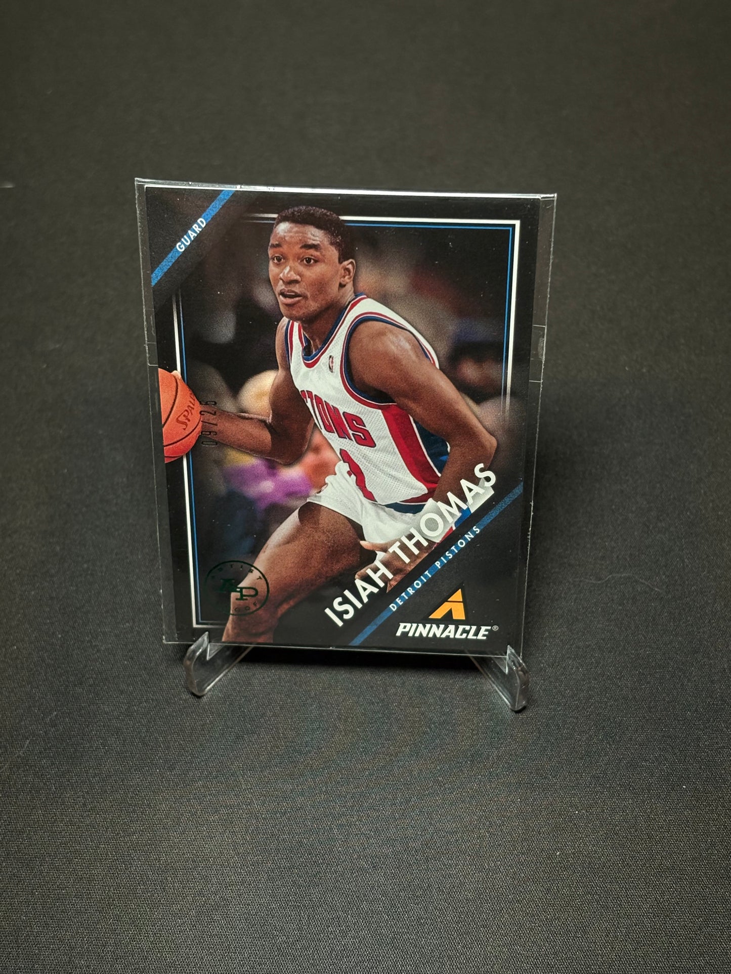 Isiah Thomas Panini Pinnacle 2013-14 "Green /25" Detroit Pistons
